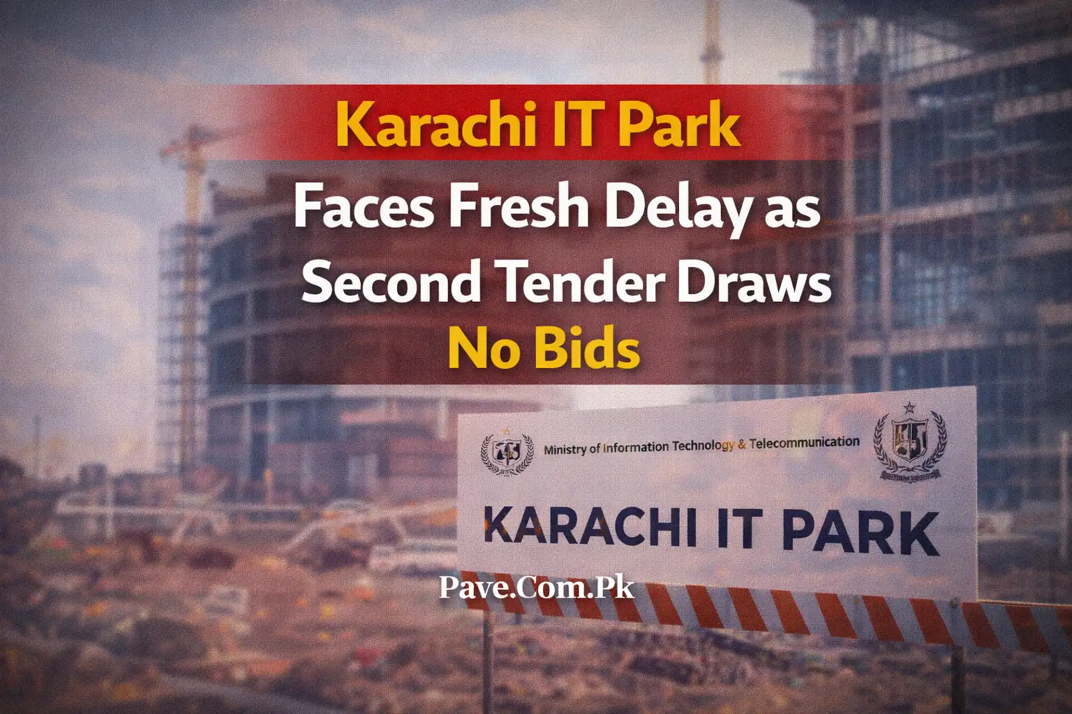 Karachi IT Park Faces Fresh Delay as Second Tender Draws No Bids 1 Karachi IT Park Faces Fresh Delay as Second Tender Draws No Bids
