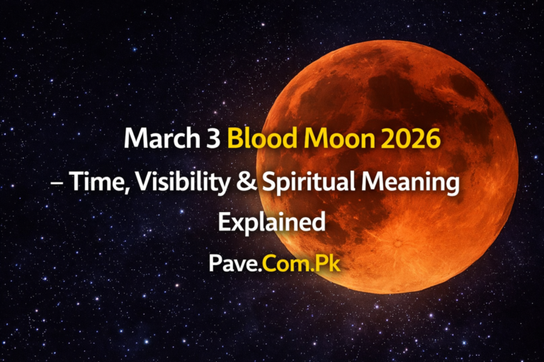 March 3 Blood Moon 2026 – Time, Visibility & Spiritual Meaning Explained
