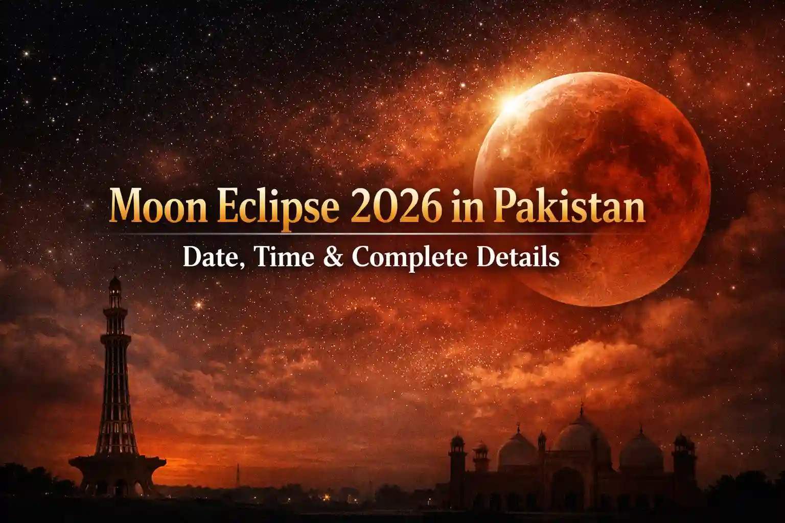 Moon Eclipse 2026 in Pakistan – Date, Time & Complete Details 1 Moon Eclipse 2026 in Pakistan – Date, Time & Complete Details