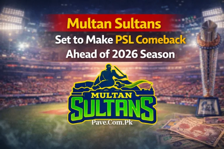 Multan Sultans Set to Make PSL Comeback Ahead of 2026 Season 6 Multan Sultans Set to Make PSL Comeback Ahead of 2026 Season