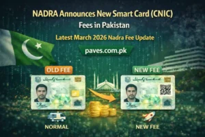 NADRA Announces New Smart Card (CNIC) Fees in Pakistan – Latest March 2026 Nadra Fee Update