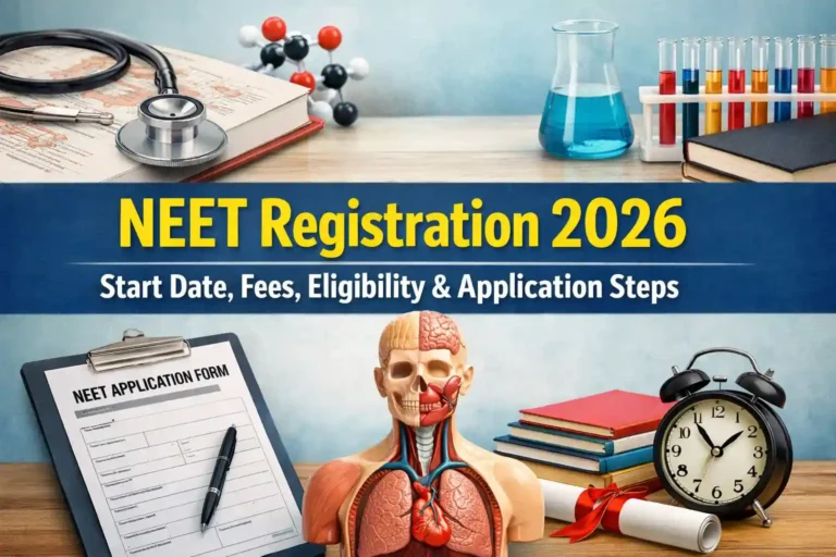 NEET Registration 2026 – Start Date, Fees, Eligibility & Application Steps