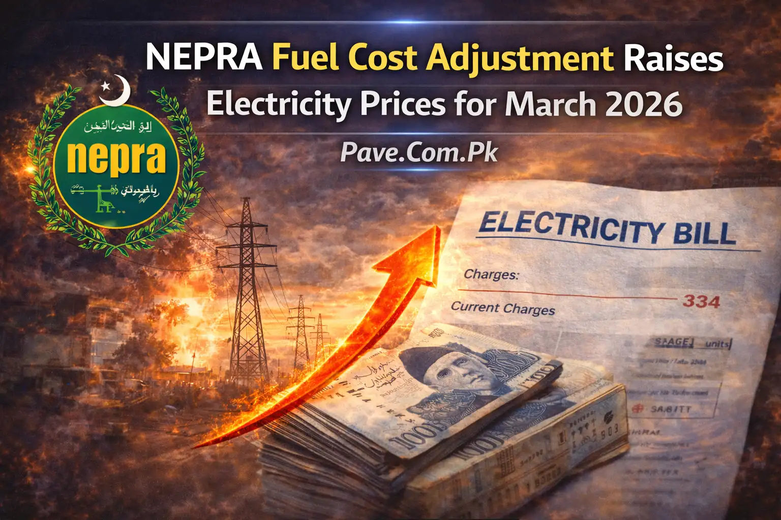 NEPRA Fuel Cost Adjustment Raises Electricity Prices for March 2026