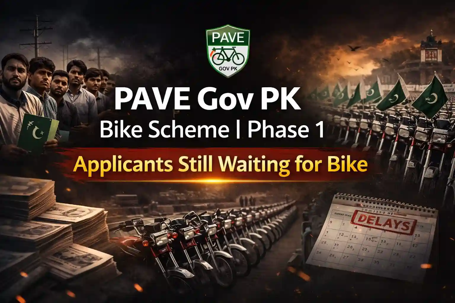 PAVE Gov PK Bike Scheme | Phase 1 Applicants Still Waiting for Bike 1 PAVE Gov PK Bike Scheme