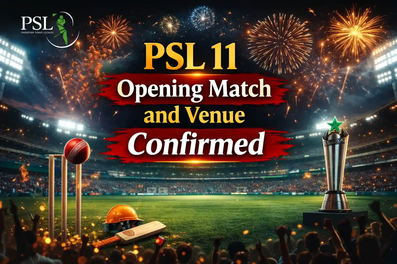 PSL 11 Opening Match and Venue Confirmed