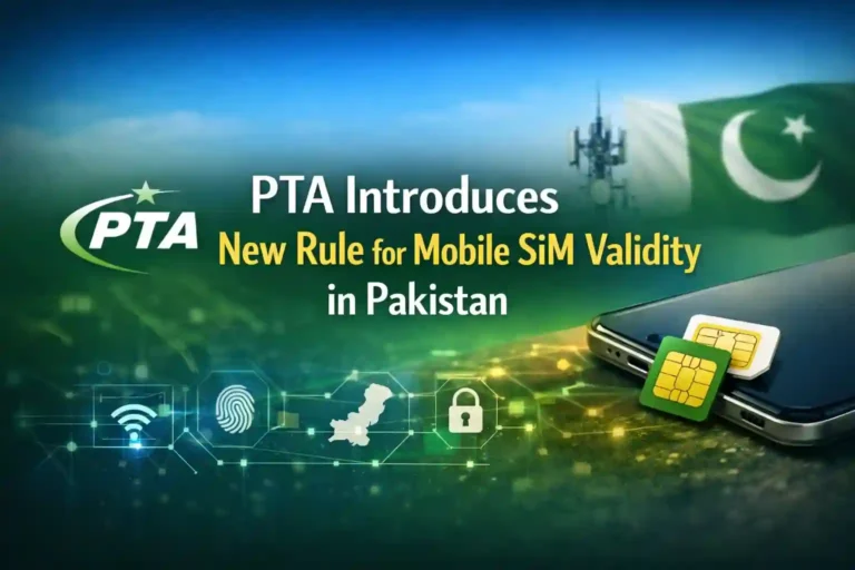 PTA Introduces New Rule for Mobile SIM Validity in Pakistan 5 PTA Introduces New Rule for Mobile SIM Validity in Pakistan