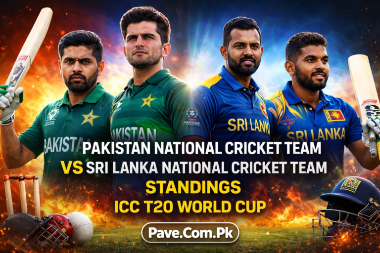 Pakistan National Cricket Team Vs Sri Lanka National Cricket Team Standings ICC T20 World Cup 26 Pakistan National Cricket Team Vs Sri Lanka National Cricket Team Standings ICC T20 World Cup