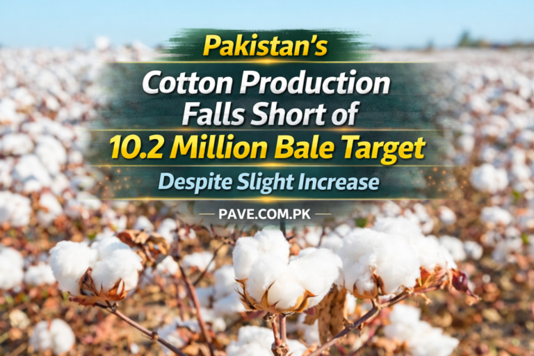 Pakistan’s Cotton Production Falls Short of 10.2 Million Bale Target Despite Slight Increase 6 Pakistan’s Cotton Production Falls Short of 10.2 Million Bale Target Despite Slight Increase