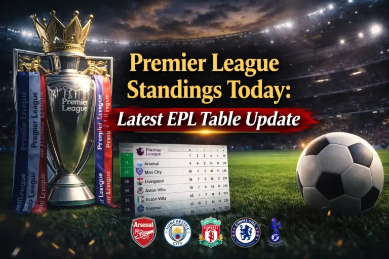 Premier League Standings Today: Latest EPL Table Update 16 Premier League Standings Today Latest EPL Table Update