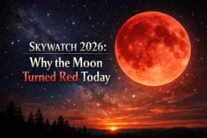 Skywatch 2026 Why the Moon Turned Red Today