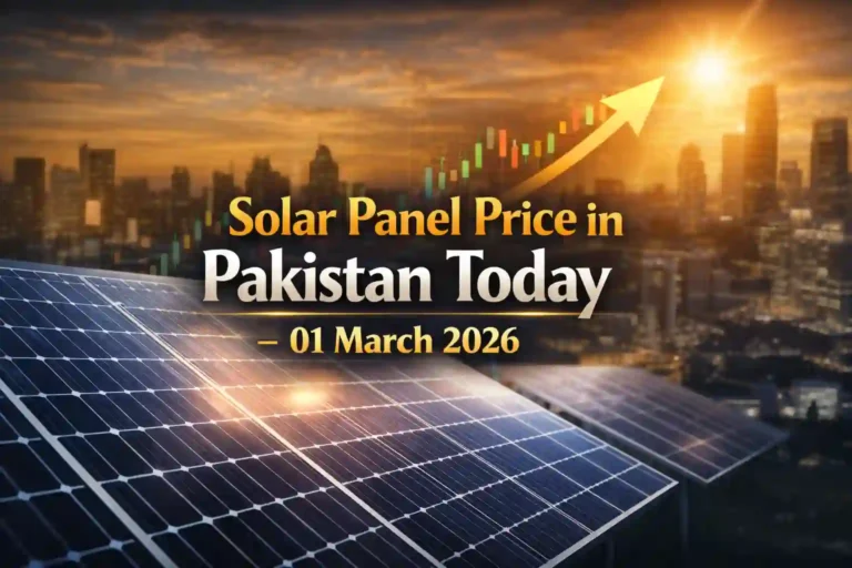 Solar Panel Price in Pakistan Today – 01 March 2026 (Updated Rates) 4 Solar Panel Price in Pakistan Today – 01 March 2026