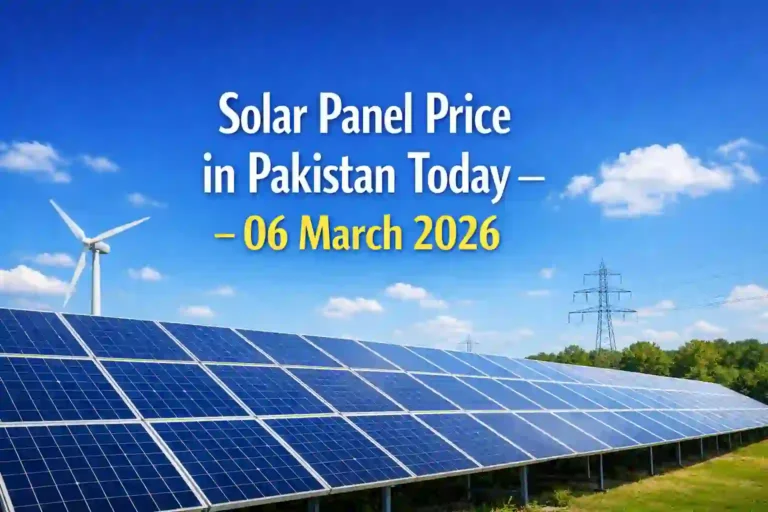 Solar Panel Price in Pakistan Today – 06 March 2026
