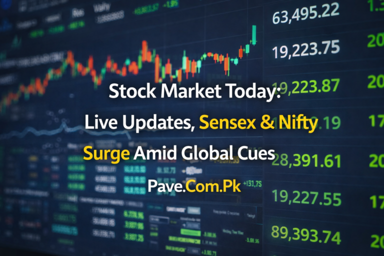 Stock Market Today: Live Updates, Sensex & Nifty Surge Amid Global Cues