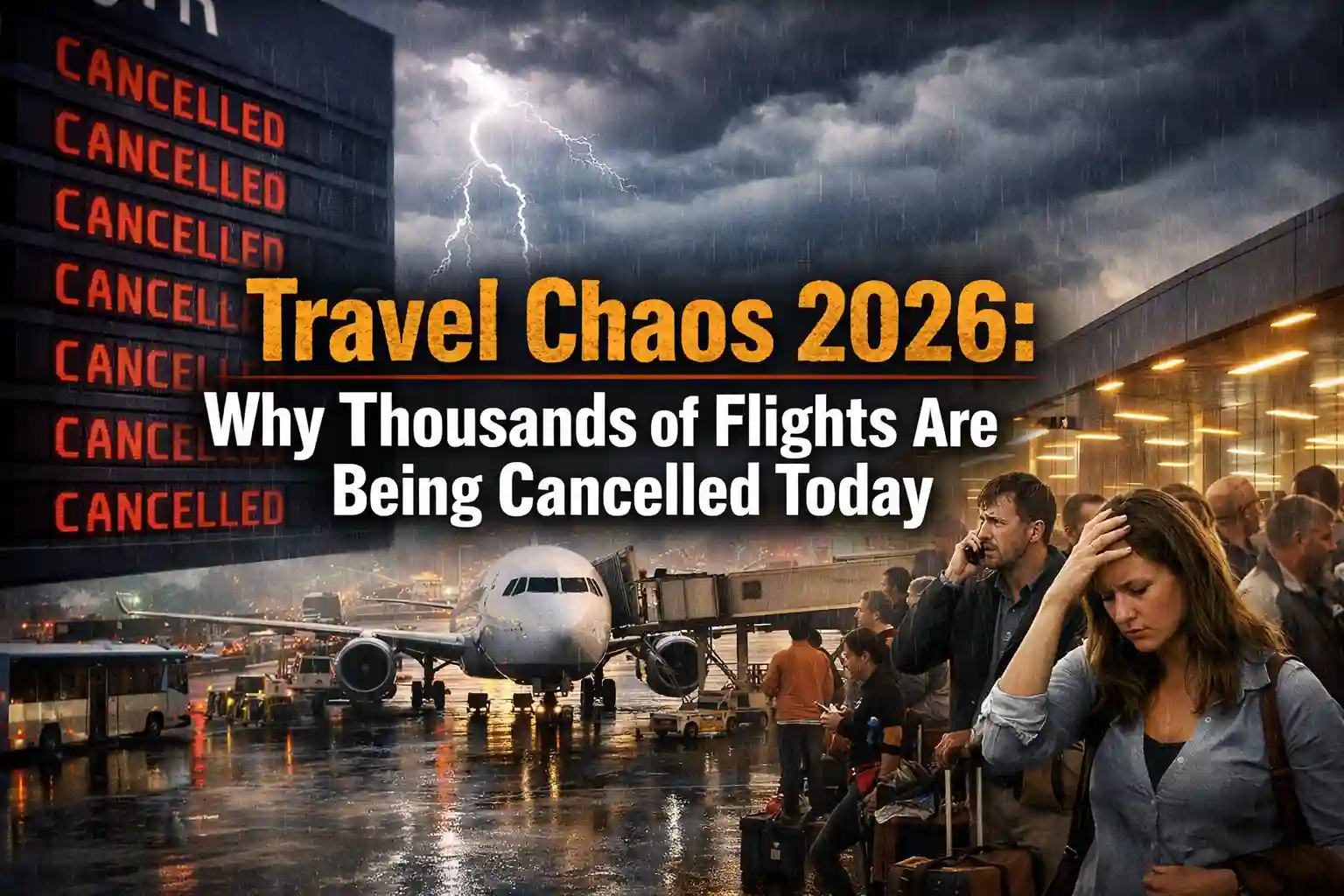 Travel Chaos 2026: Why Thousands of Flights Are Being Cancelled Today 1 Travel Chaos 2026 Why Thousands of Flights Are Being Cancelled Today