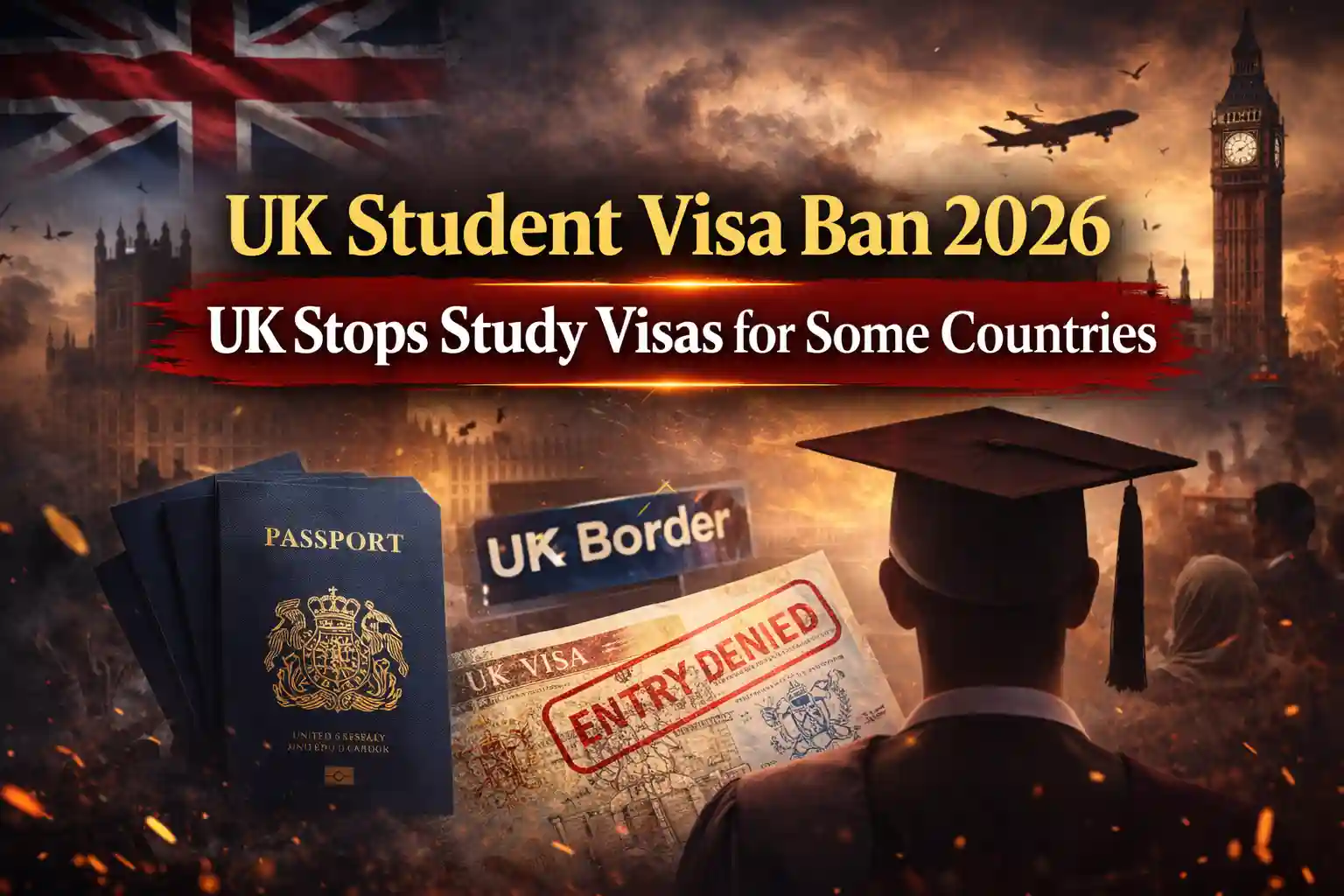 UK Student Visa Ban 2026 UK Stops Study Visas for Some Countries