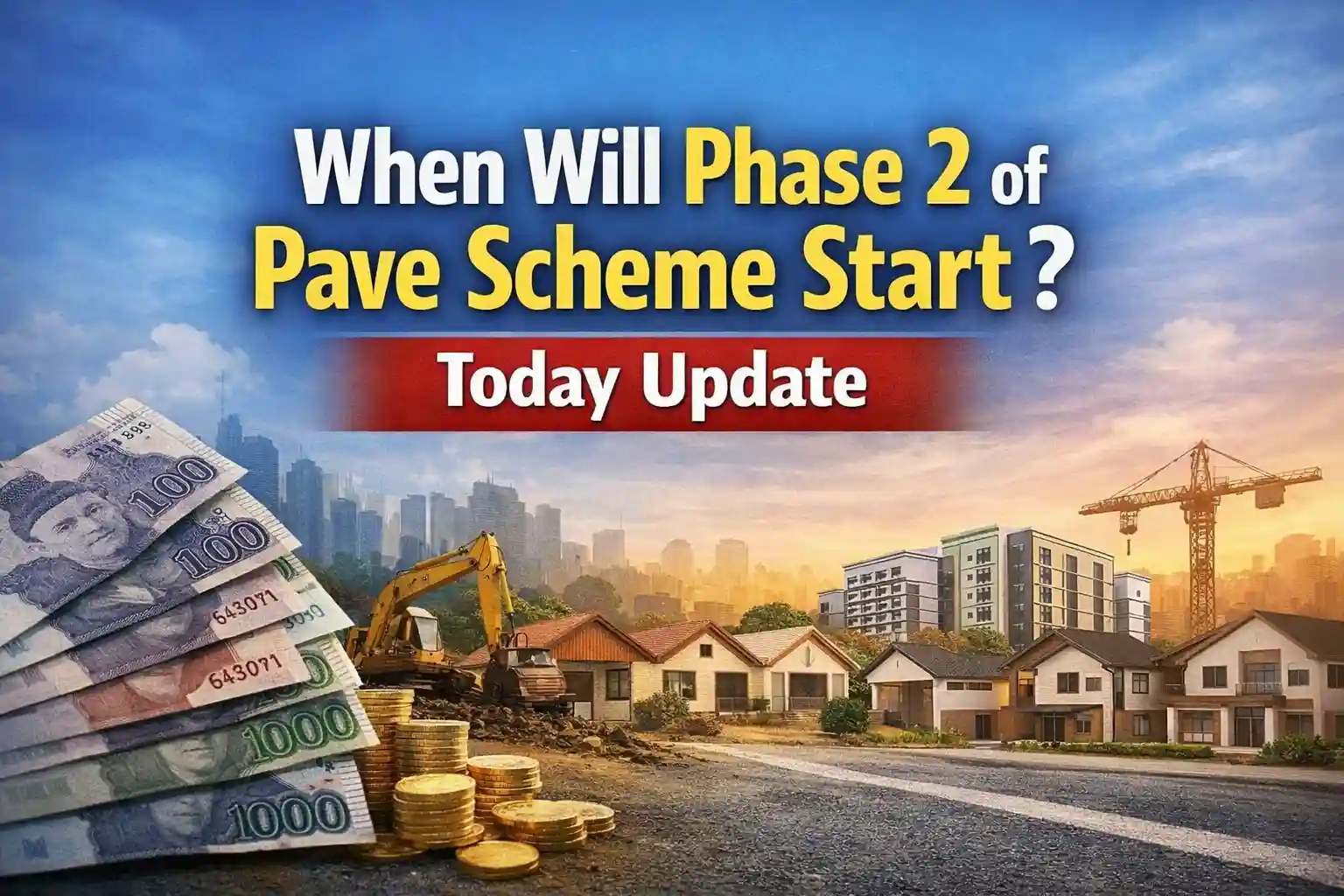 When Will Phase 2 of Pave Scheme Start Today Update