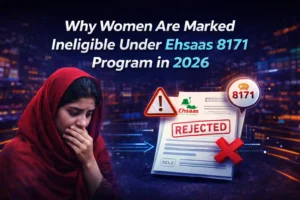Why Women Are Marked Ineligible Under Ehsaas 8171 Program in 2026