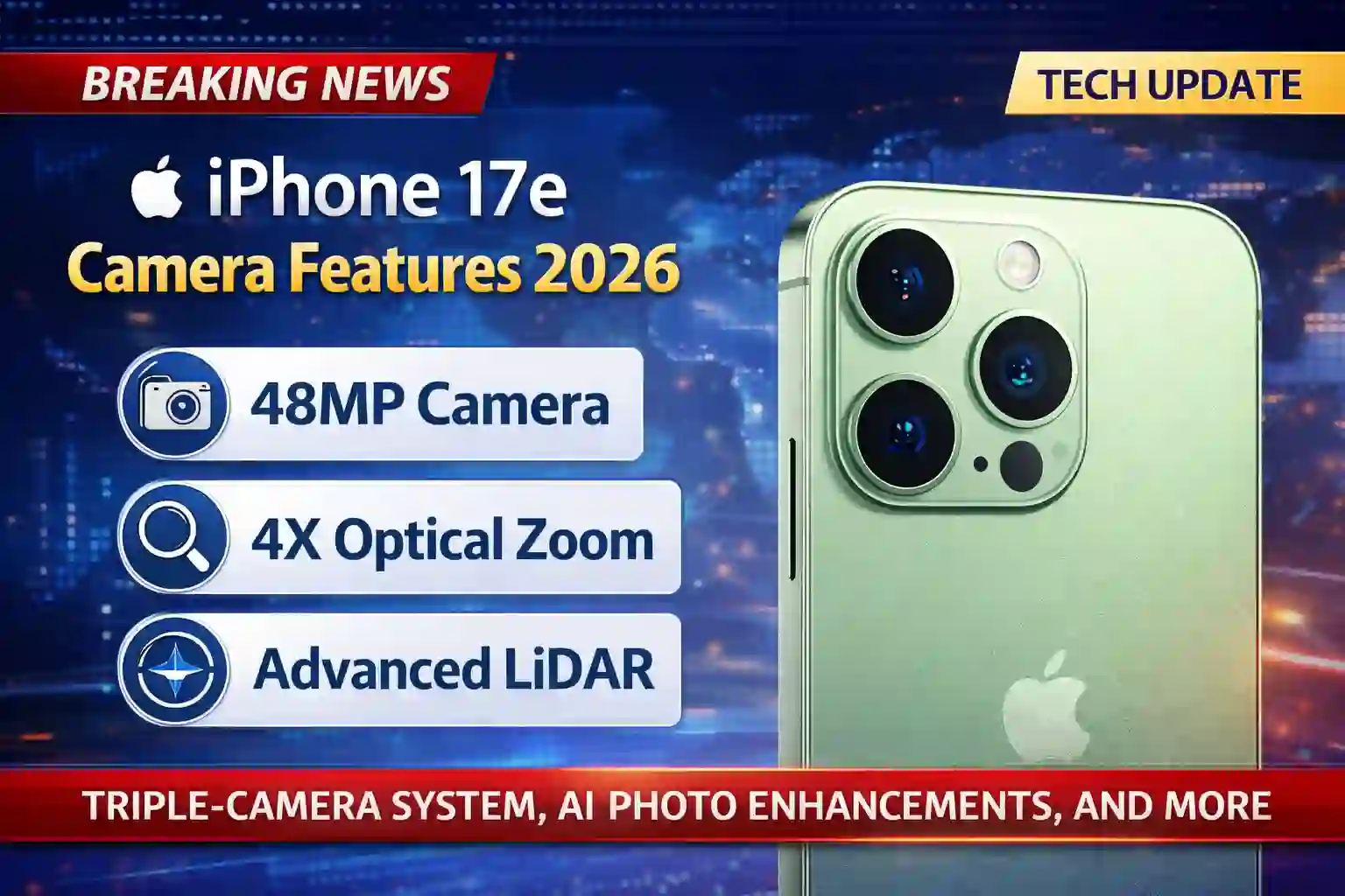 iPhone 17e Camera Features, Specs and Photo Quality Explained